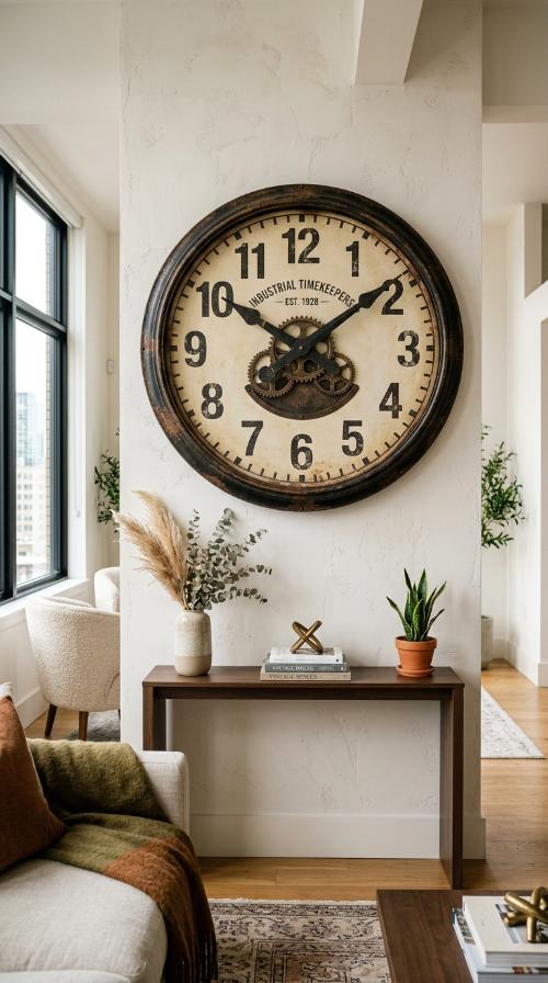 Vintage Oversized Wall Clocks